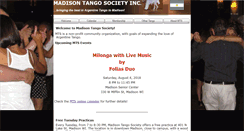Desktop Screenshot of madisontango.org